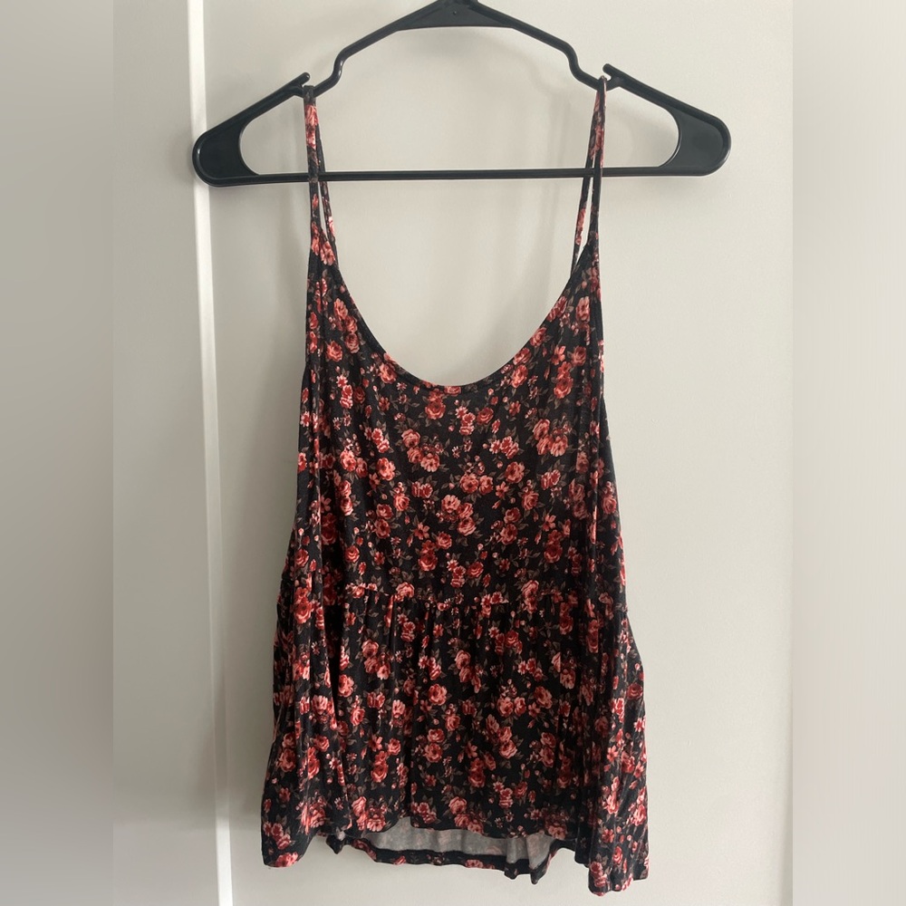 American Eagle Flowered Tank Top